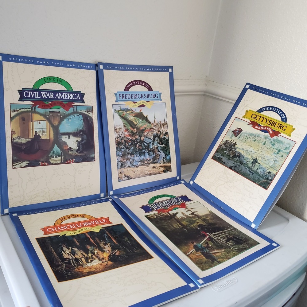 National Park Civil War Series Lot 5 Gettysburg Fredericksburg Chancellorsville